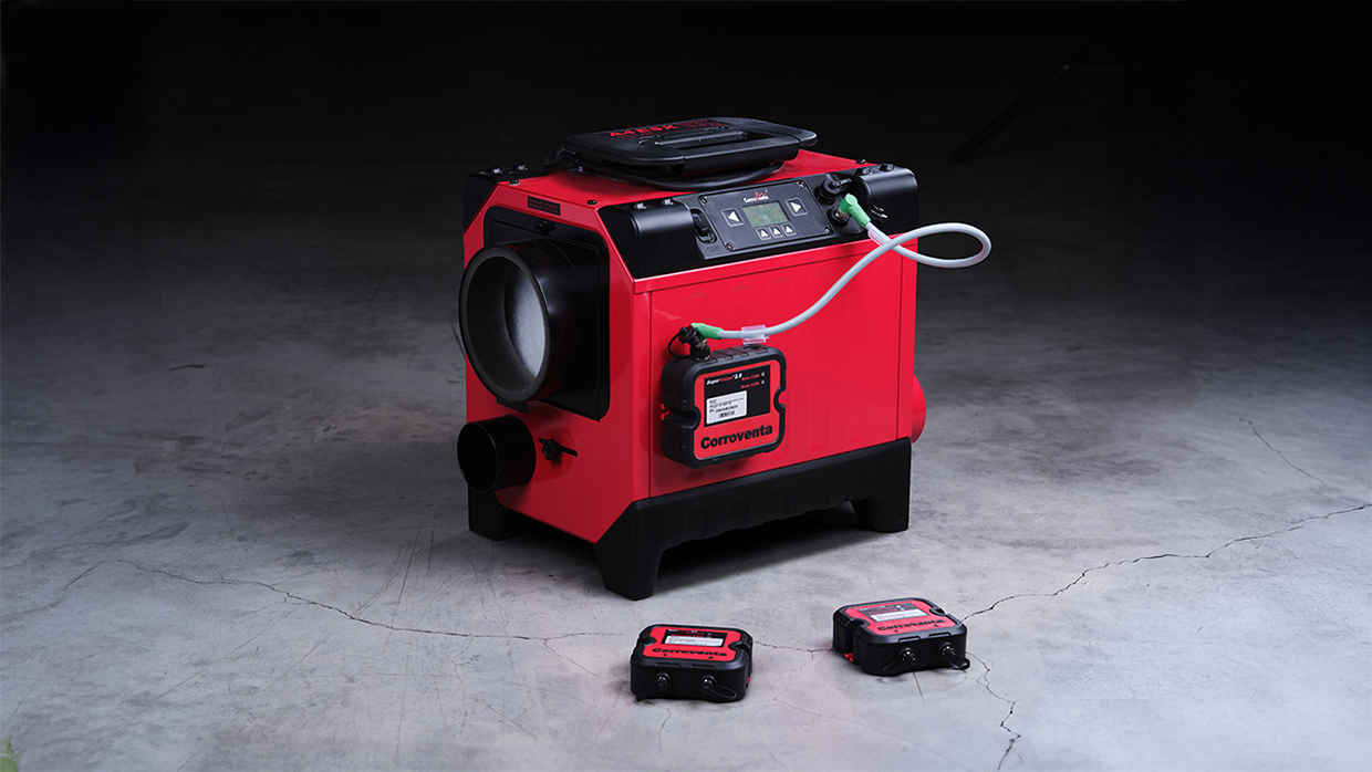 Adsorptionsavfuktare med fjärrövervakning